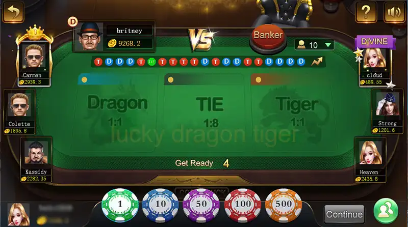 Betting Options and Payouts in Dragon Tiger